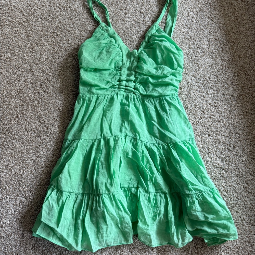Showpo Green Mini Dress